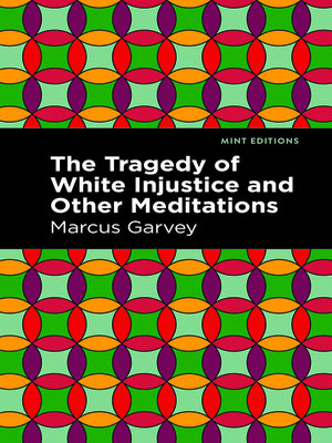 cover image of The Tragedy of White Injustice and Other Meditations
